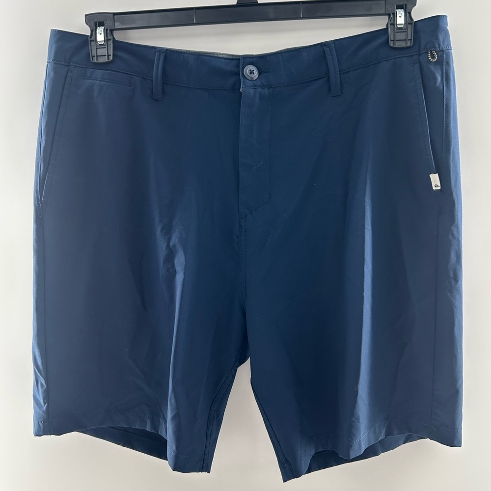 Quicksilver‎ Amphibian Men's Navy Blue Shorts Waist 38”